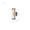 Nuvo Vale, 5 Inch LED Sconce, Matte Black, Silk Screened Acrylic Lens 62/2042 - alternate 5